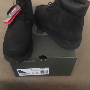 Brand New Black Timberland Boots-Size 7
